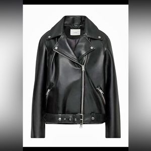 Aritzia Wilfred genuine leather jacket